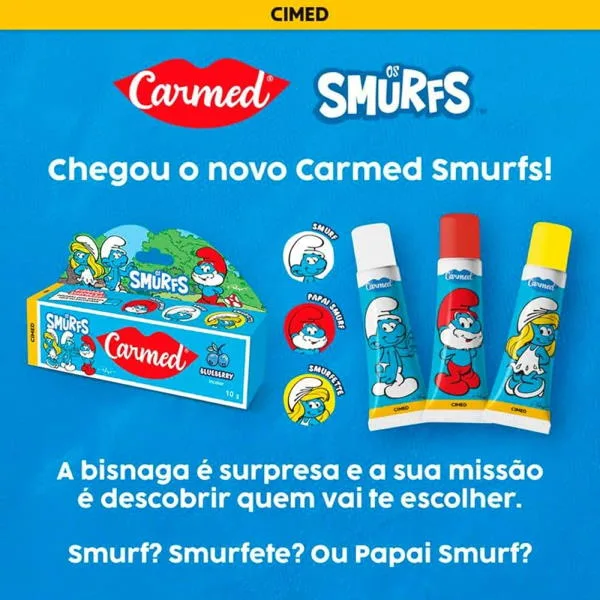 Carmed Smurfs edição limitada